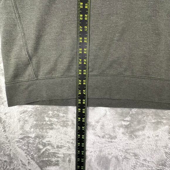 Eddie Bauer Olive Green Pullover Quarter-zip Sweatshirt Size XL - Picture 6 of 6